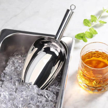Ice Scoop for Freezer,Metal Ice Scoop for Ice Machine