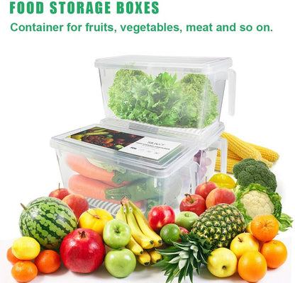 SILIVO Snackle Box Container - 9 Compartment Portable Divided Serving Tray with Lid and Handle,Clear Snack Organizer for Candy, Fruits, Nuts, Snacks - Perfect for Party, Travel and Entertaining
