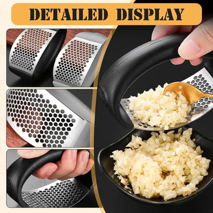 Garlic Crusher,2026 Upgraded Stainless Steel Garlic Crusher,Home Kitchen Utensils Portable Manual Garlic Crusher,Home & Kitchen Garlic Press.