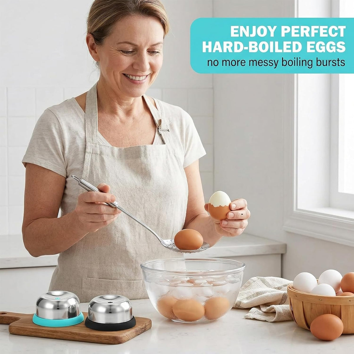Egg Piercer 2PCS Stainless Anti-Burst
