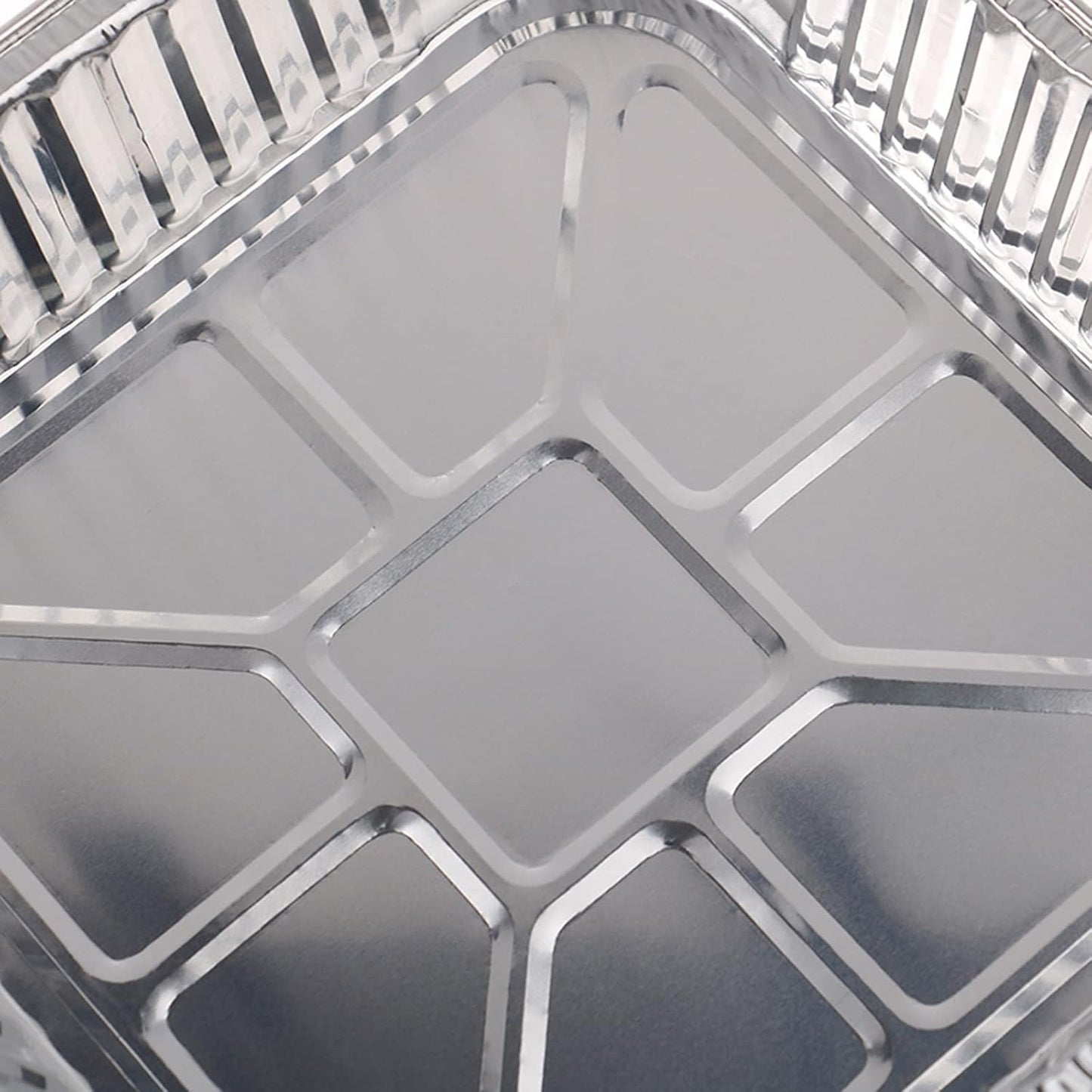 Waytiffer 25pack- 8 x 8 Aluminum foil Pans Disposable Heavy Duty Square baking Cake Pan, Cooking Tins Homemade Breads Oven Pans,Foil Pan, Baking pan Roasting