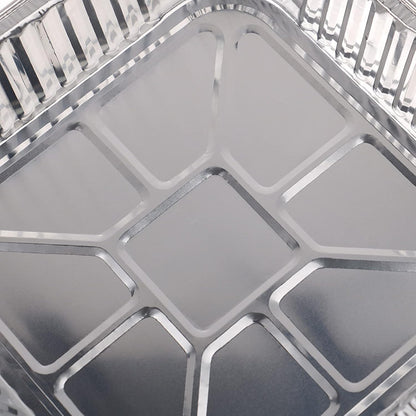 Waytiffer 25pack- 8 x 8 Aluminum foil Pans Disposable Heavy Duty Square baking Cake Pan, Cooking Tins Homemade Breads Oven Pans,Foil Pan, Baking pan Roasting