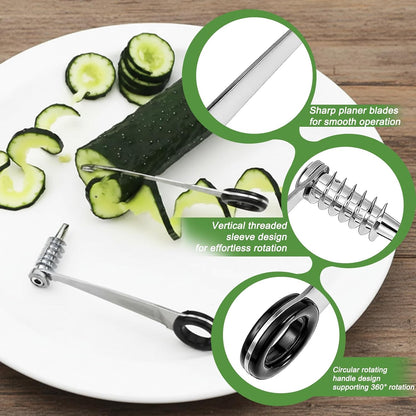 Spiral Potato Cutter, Piranha Spiral Knife Kitchen Accessories Tool
