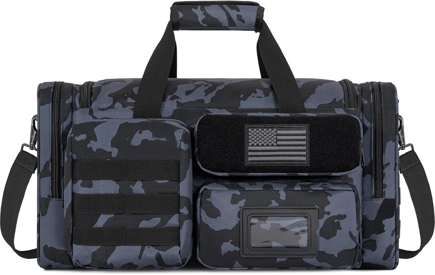Tactical Pistol Range Bag, Gun Range Bag for Handguns, Shooting Duffle Range Pistol Bag with 6X Magazine Slots, Extra Pockets for Ammo and Essentials