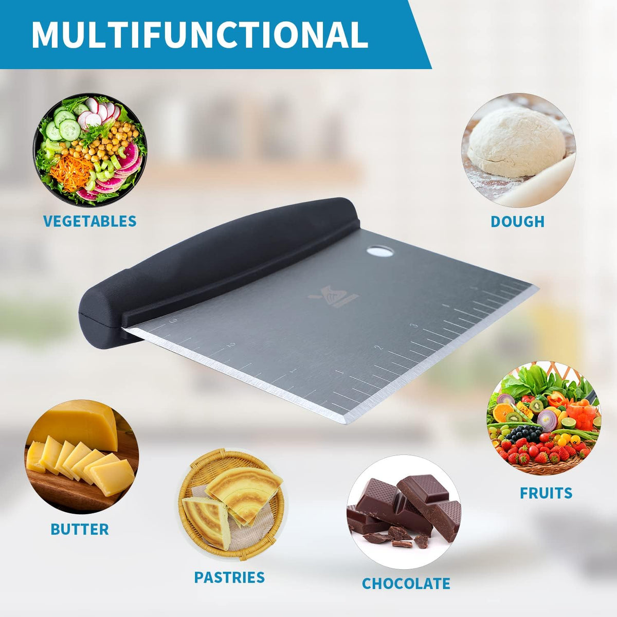 MSY BIGSUNNY Pie Server Cake Server Stainless Steel Pizza Server