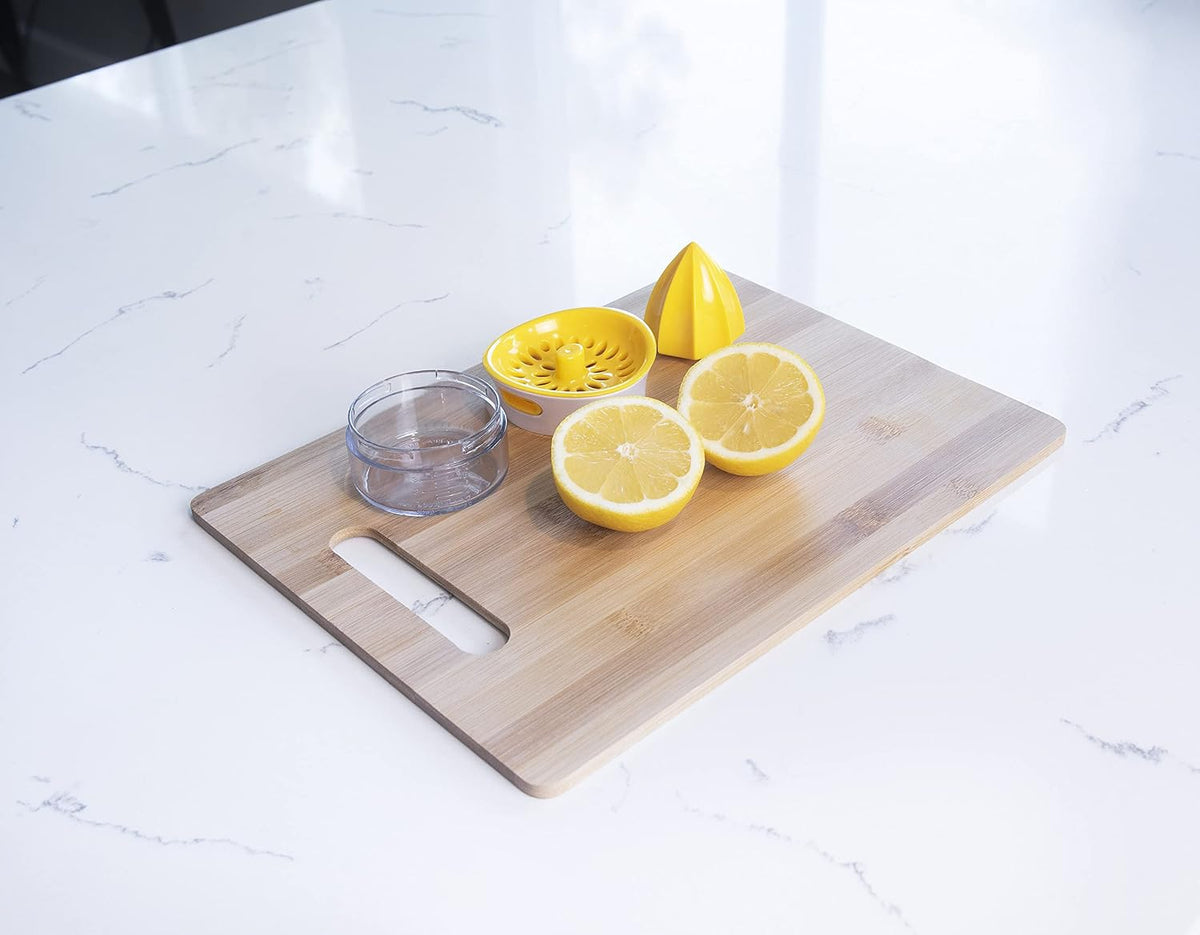 Joie Lemon and Lime Small Hand Juicer and Reamer, Built-In Measuring Cup