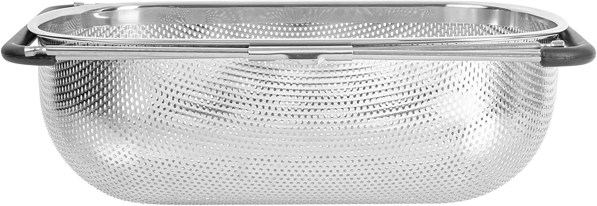 Restaurantware 6 qt Stainless Steel Over The Sink Colander