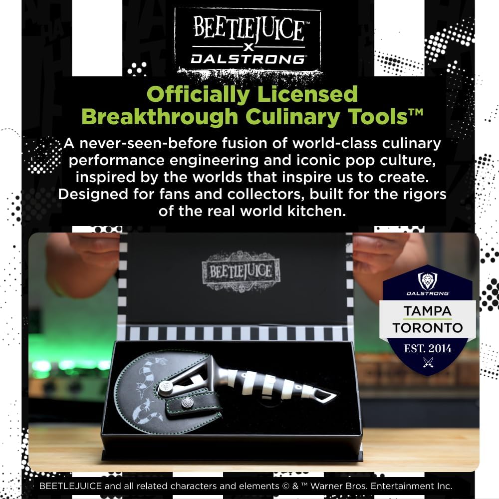 Dalstrong Beetlejuice Pizza Wheel Cutter
