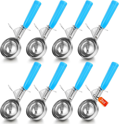 Reallnaive Ice Cream Scooper with Trigger, 4 oz, Gray