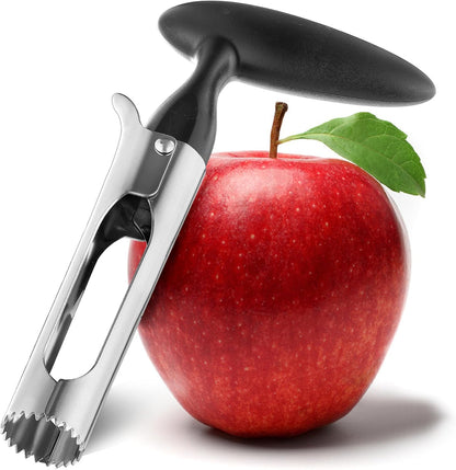 Apple Corer Remover Tool, Ergonomics Handle with Sharp Serrated Blade