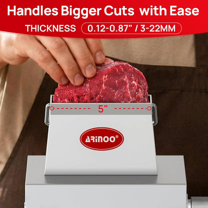 Manual Meat Tenderizer Machine, 5'' Steak Cuber & Venison Tenderizer