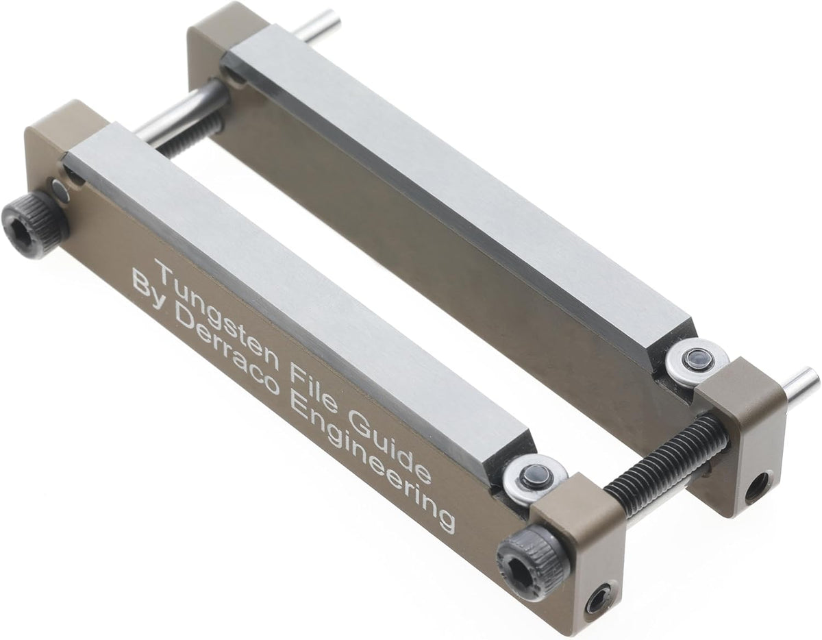 Mini Tungsten Carbide file guide for knife makers (61mm Type-A Tungsten File Guide)