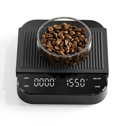Meilen Mini Espresso Coffee Scale with Timer 0.1g Precise 2kg 4.4lb