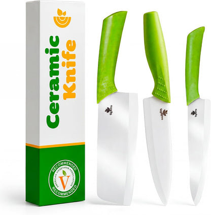 Ceramic Knife Set, 2 Piece, 6 and 4 Inch Sharp Kitchen Blades
