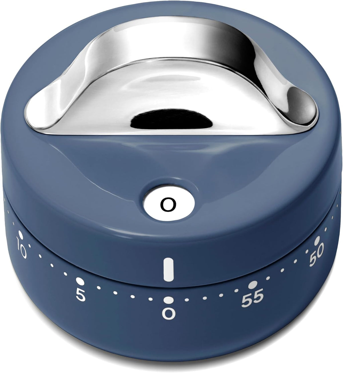 Caraway Mechanical Kitchen Timer, Stainless Steel 60 Minute Wind Up Timer