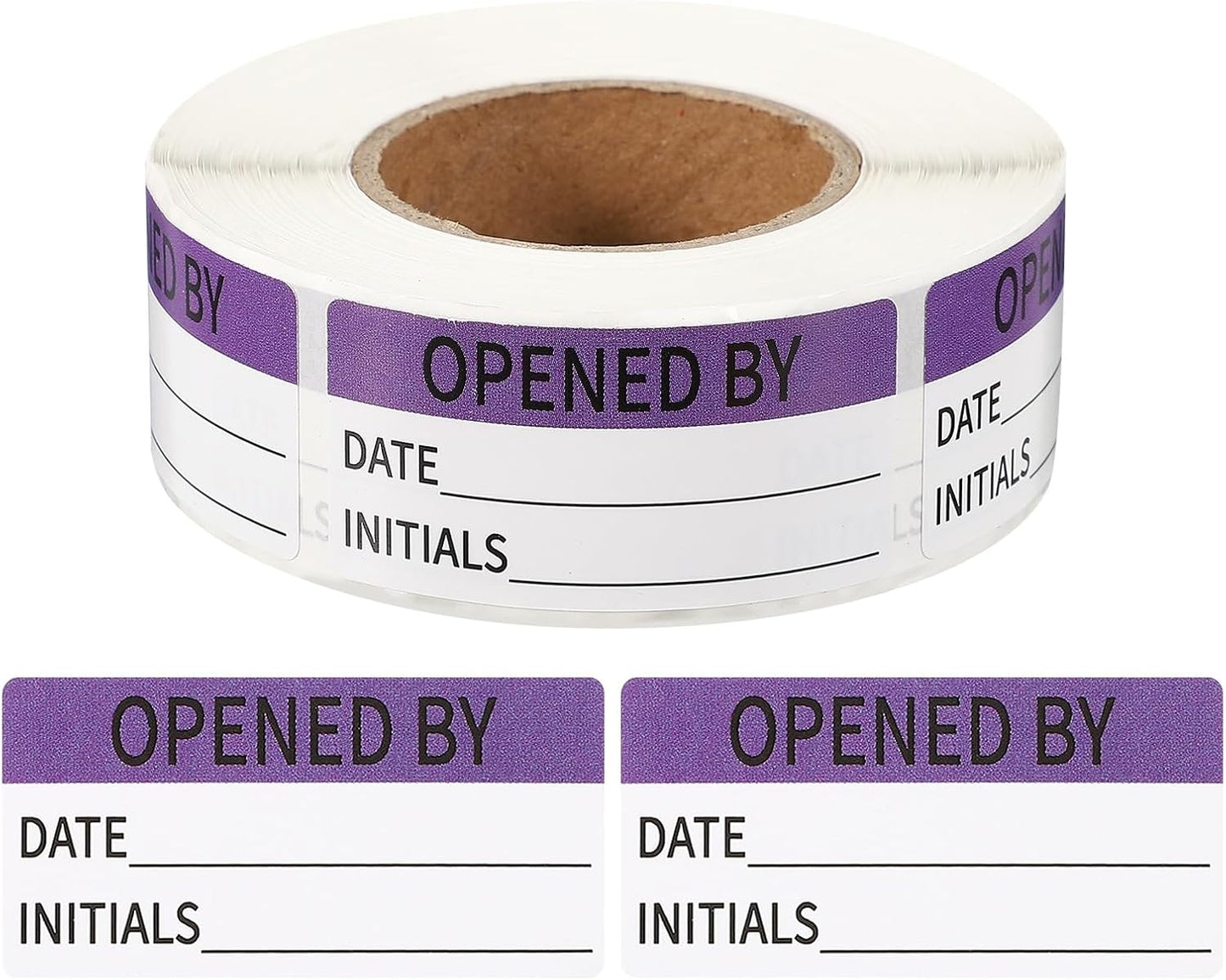 PATIKIL 500 Pcs Expired Date Label Stickers Roll, 2 x 1 Inch Removable Inventory Labels Adhesive Food Sticker Roll for Marking Organizing Inventory and Food Container, White and Black