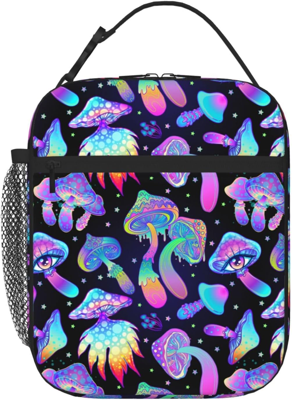 Dinosaur Volcano Insulated Lunch Bag for Women & Men, Reusable Leak-Proof Lunch Box with Cooler Compartment, Lunch Tote for Adults Work Travel Picnic Durable & Washable