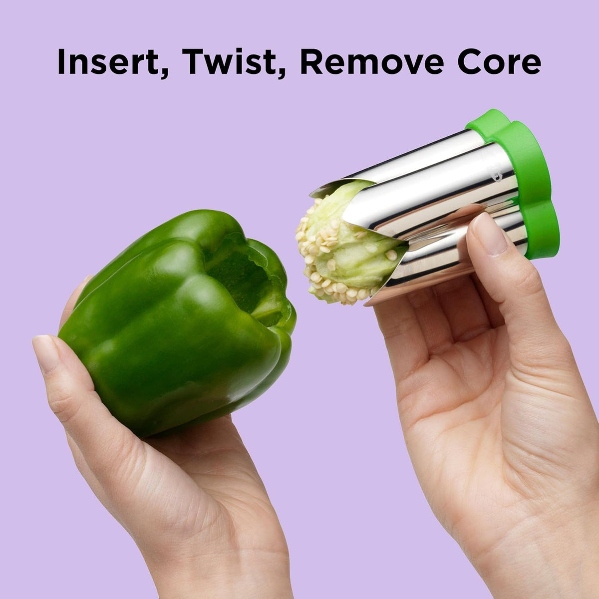 Chef'n 102-439-225 QuickCore Pepper Corer