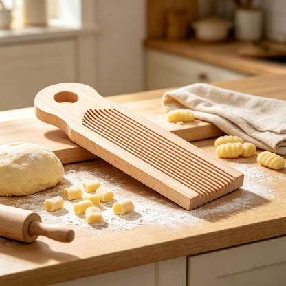 Wooden Gnocchi Board for Homemade Gnocchi & Pasta Making