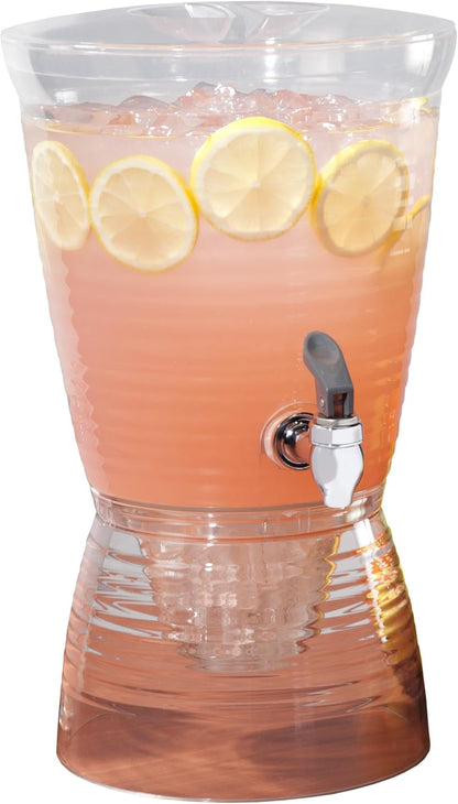 CreativeWare Bark Beverage Dispenser, 2.5 Gallon, Clear, (Pack of 1)