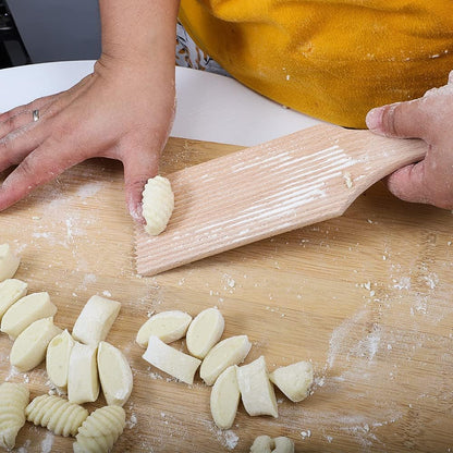 2 PCS Wooden Gnocchi Boards, Homemade Pasta Tool, Homemade Butter Paddles (2.7 in wide)