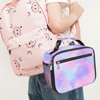 Kids Lunch Box for Boys Girls Lunch Bag Insulated Durable Lunchbox Children Lunch Tote Bag for School Black
