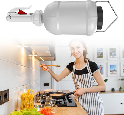 3L Hanging Condiment Dispenser Refillable Sauce Squeeze Bottle Dressing Container for Kitchen Outdoor BBQ Camping