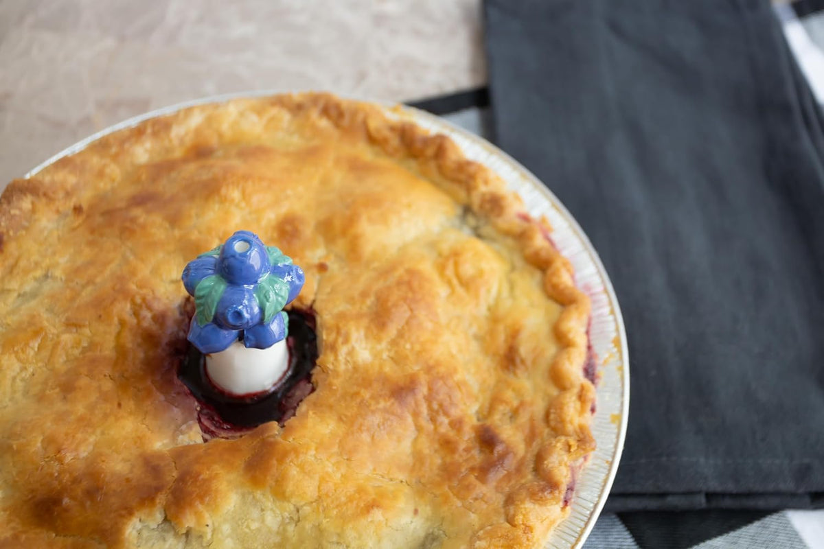 Fox Run Blueberry Pie Vent, Pie Bird for Baking