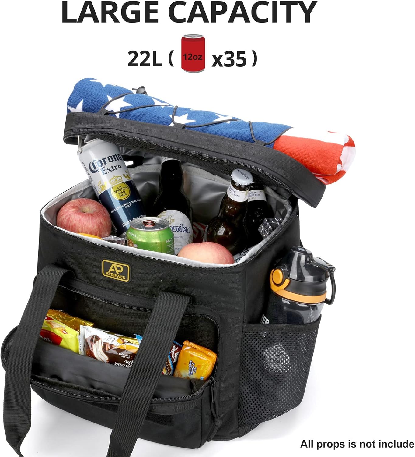 Lunch Box for Men, Tactical Lunch Bag MOLLE Webbing Leakproof Insulated Lunch Cooler Women Adult Meal with Adjustable Shoulder Strap Lunch Pail (Blue)
