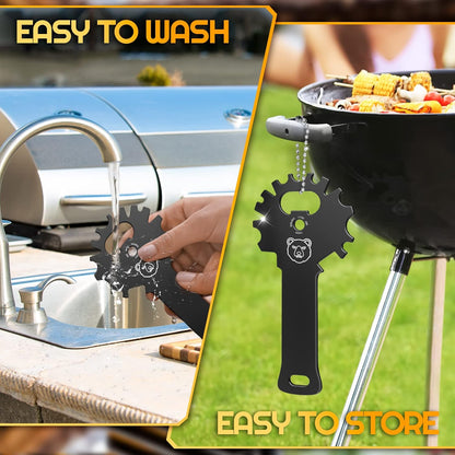 Grilling Gifts for Men Stocking Stuffers BBQ Grill Scraper: Women Gifts for Christmas Grill Accessories Cleaner Scraper Cool Stuff Gadgets for Teens Adults Husband Dad Birthday Gifts Kitchen Gadgets