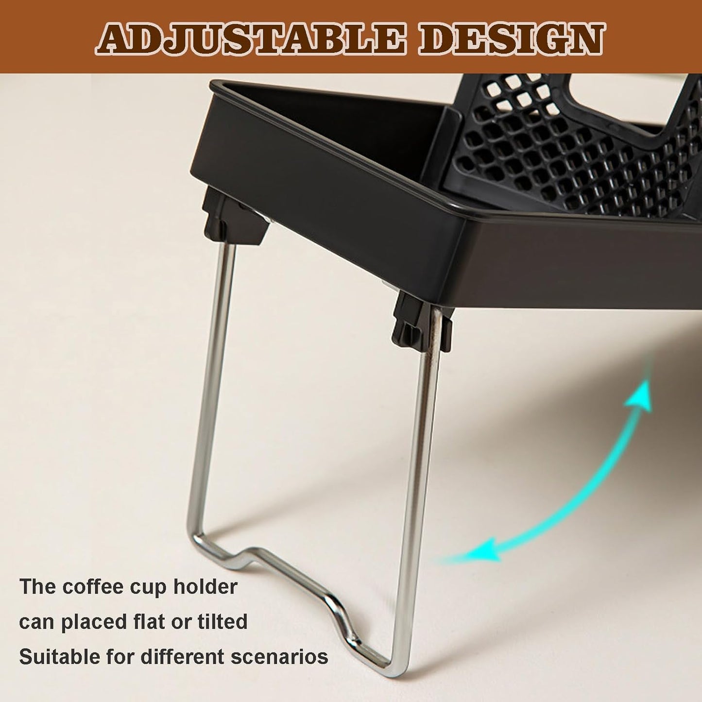 Tirifer Cup and Lid Holder, Disposable Paper Cup Dispenser with Stand, 6 Slots Coffee Cup and Lid Storage Organizer for Coffee Station Bar Office Home Countertop Breakroom Restaurant