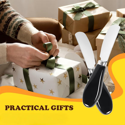 Butter Spreader Knife Set, 2 Pack Butter Knives and Cheese Knives