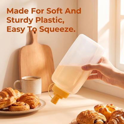 Wide Mouth Squeeze Bottles, 800ML Sauce Squeeze Bottle