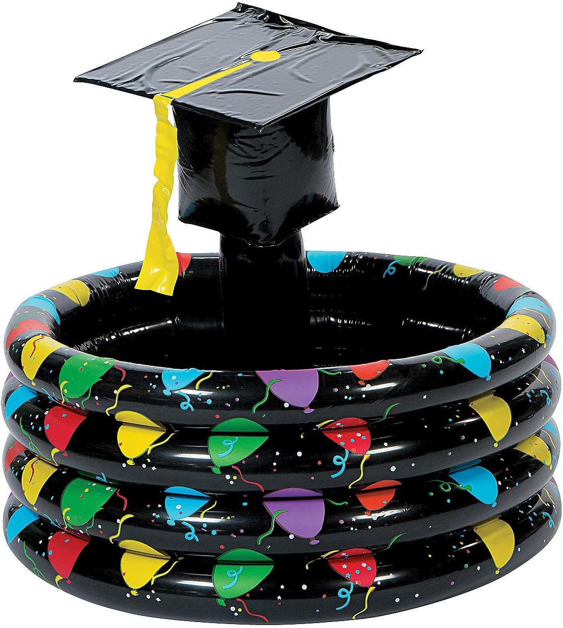 Fun Express Graduation Inflatable Party Cooler - Class of 2026 Graduation Party Decorations | Extra Large 72-Drink Ice Bucket & Floating Pool Cooler | Congrats Grad Party Supplies & Beverage Tub