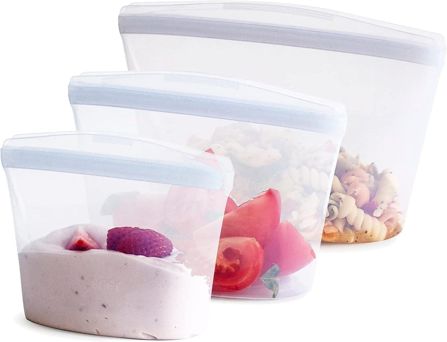 Stasher Reusable Silicone Travel Makeup Bag, Storage Bag Organizer, Dishwasher Safe, Leak-free, Beauty Everyday