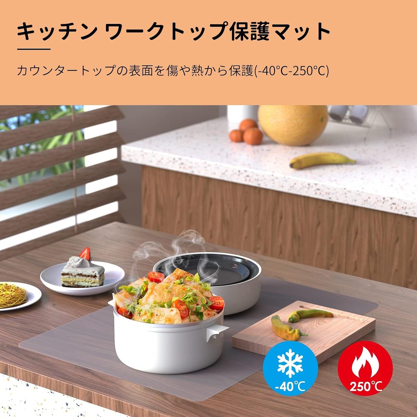 KitchenRaku Extra Large Silicone Mat for Kitchen Worktop Protector, Thickened Nonstick Heat Resistant Countertop Mat, Nonskid Placemat, Craft Mat, Table Mat (Grey, 23.6"x31.5")