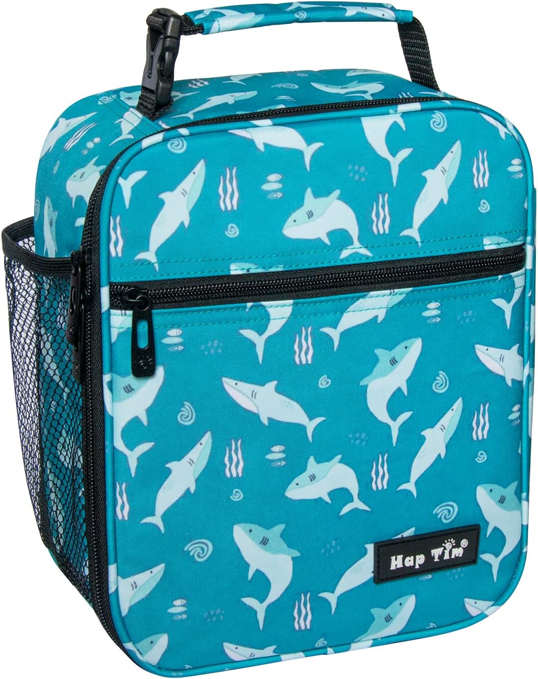 Hap Tim Kids Lunch Box for Girls Boys, Reusable Lunch Bag for Kids, Spacious Lunchbox, Insulated Lunchbag, Purple Unicorn(18654-PP)
