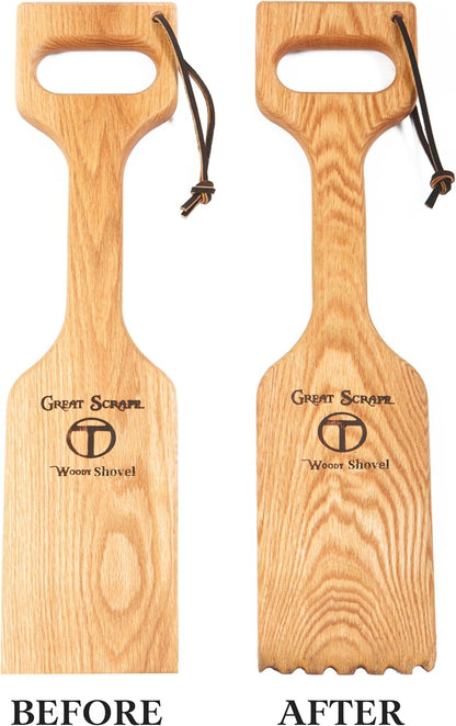 Great Scrape - Shovel - The Ultimate BBQ Cleaning Tool & Wood Grill Scraper