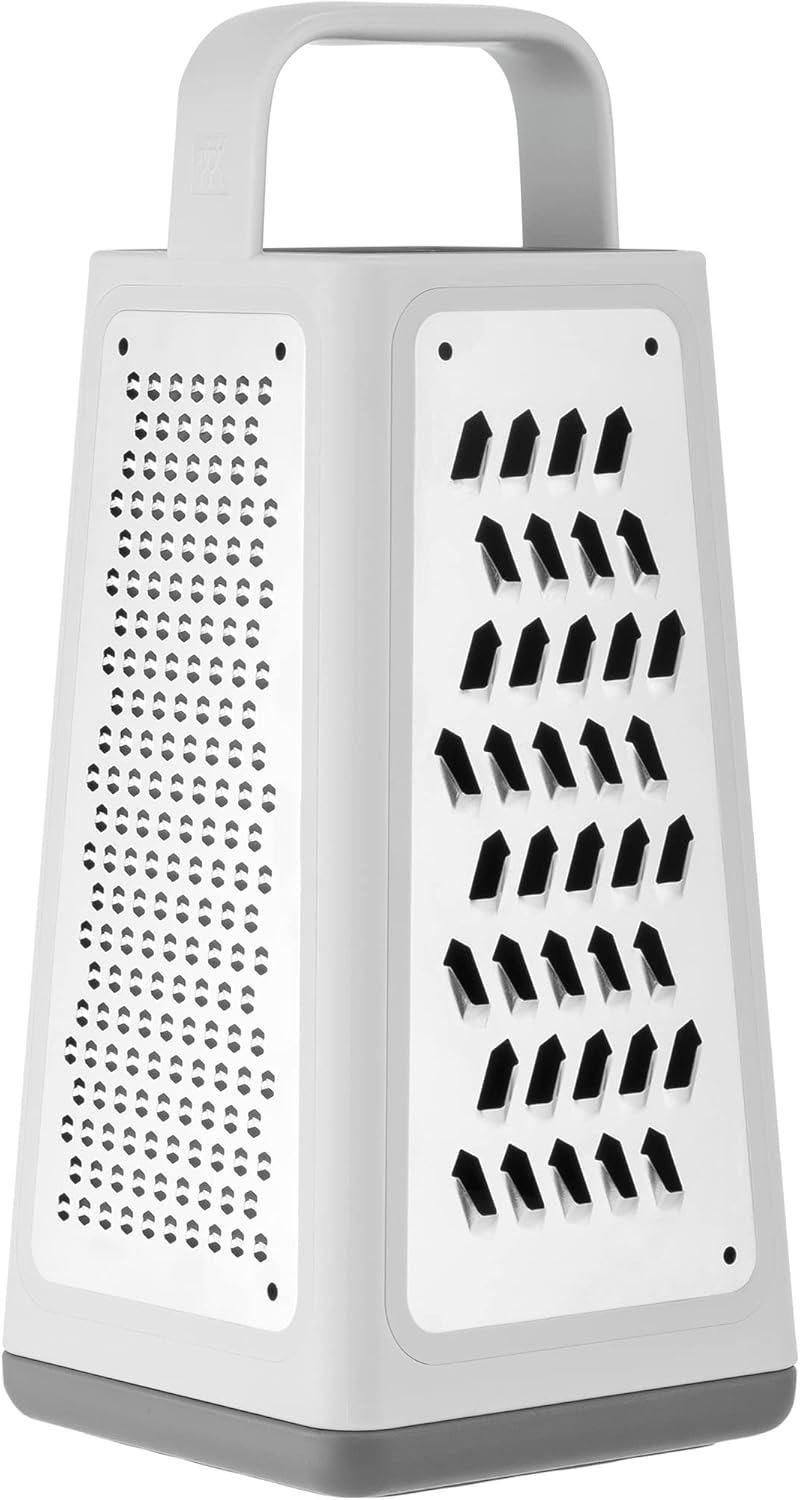 ZWILLING Z-Cut Multifunctional Grater, Mandoline, Faster Grating Technology, Zester, Rasp Grater, Slicer, Finger Guard, Grey