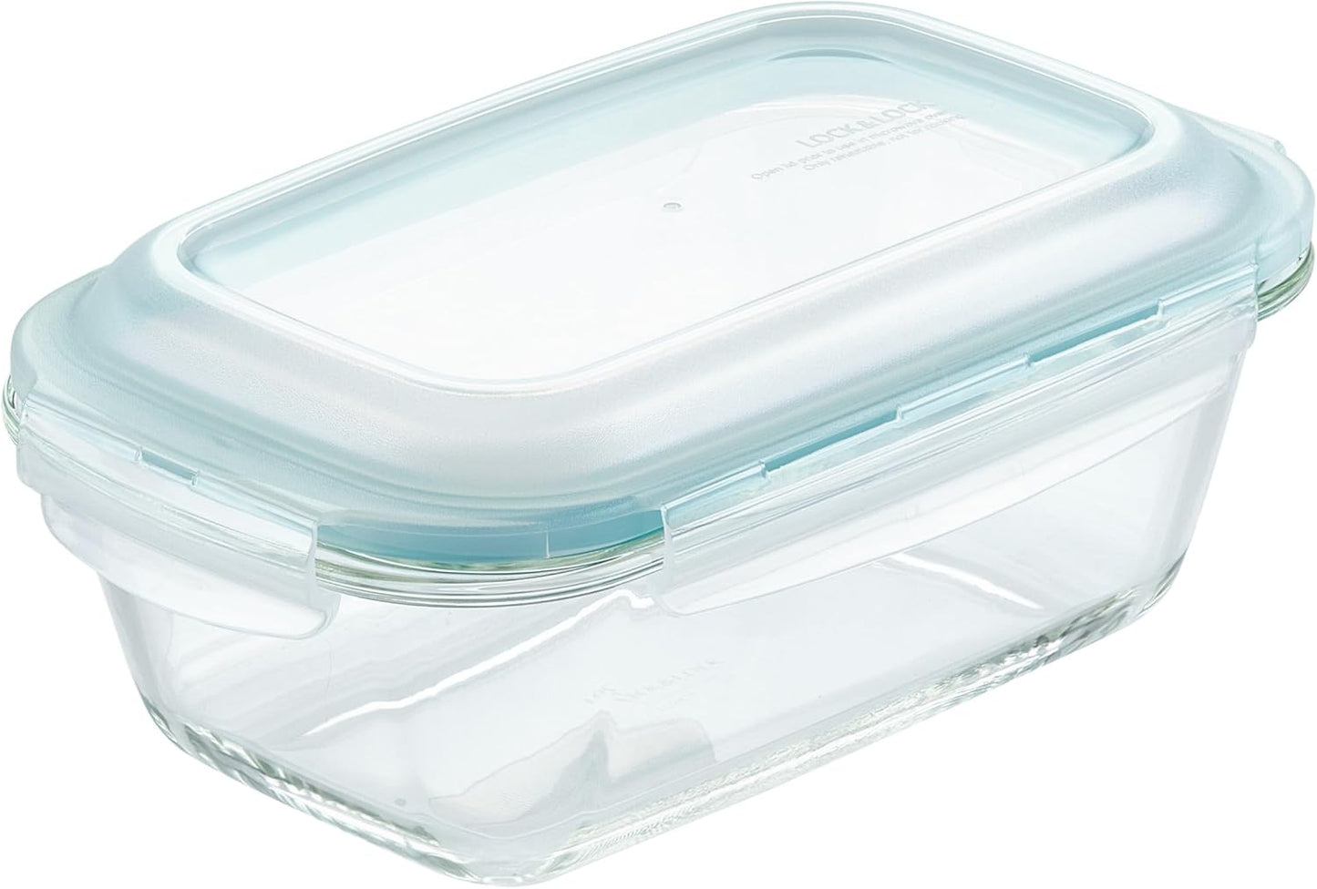 LOCK & LOCK LocknLock Purely Better Glass Round Pie Baking Dish/Food Storage Container with Lid, 9.5 Inch, Clear