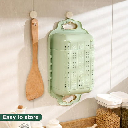 Over the Sink Colander and Extendable Colander Extendable for Kitchen -Strain, Drain, Rinse Fruits, Vegetables 8.26 inches Width (2pack)