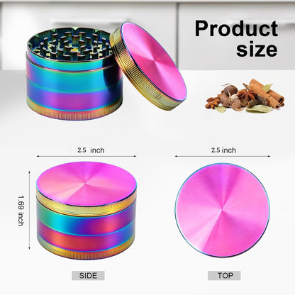 2.5 inch Spice Grinder Kitchen Tools(colorful)