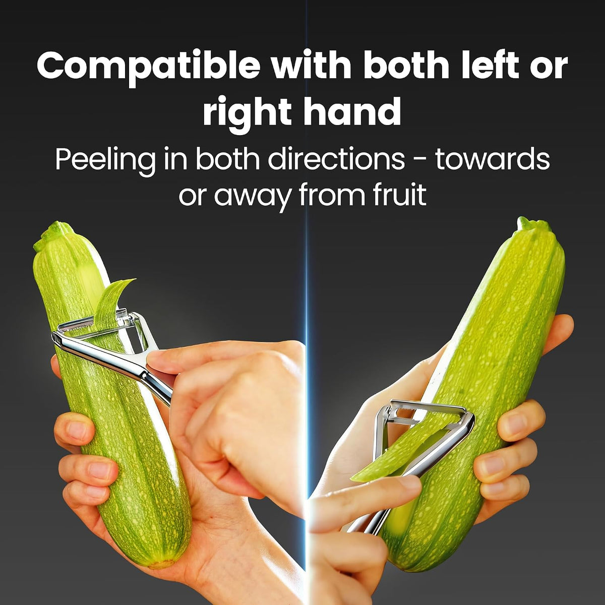 Gourmet Easy Vegetable Peeler Ultra Sharp Stainless Steel Blade (I Peeler)