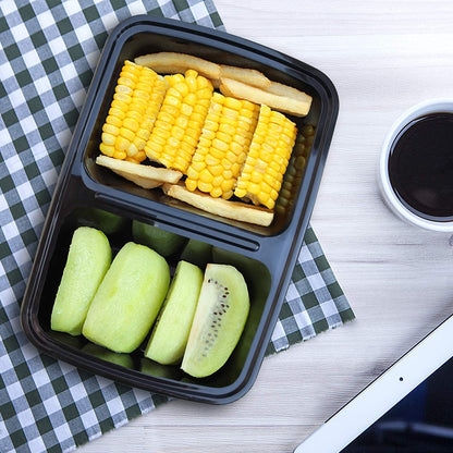 Enther Meal Prep Containers Single Lids Food Storage Bento BPA Free | Stackable | Reusable Lunch Boxes, Microwave/Dishwasher/Freezer Safe Portion Control (28 oz), 12 Pack 1 Compartment