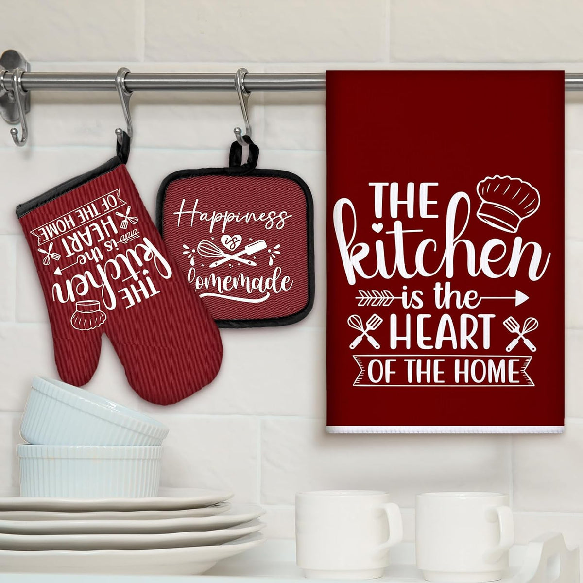 Sratte 6 Pcs Farmhouse Kitchen Decor Accessories Set