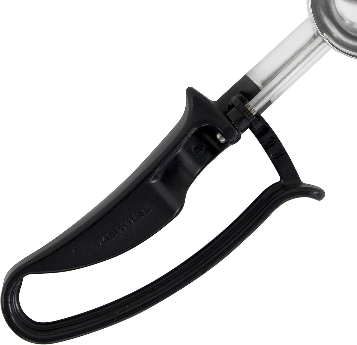 Zeroll 2030 Universal Standard Length EZ Disher Food Portion Control Scoop Designed for Right or Left Hand Use Dishwasher Safe NSF Approved, 1 3/4-Inch, Black