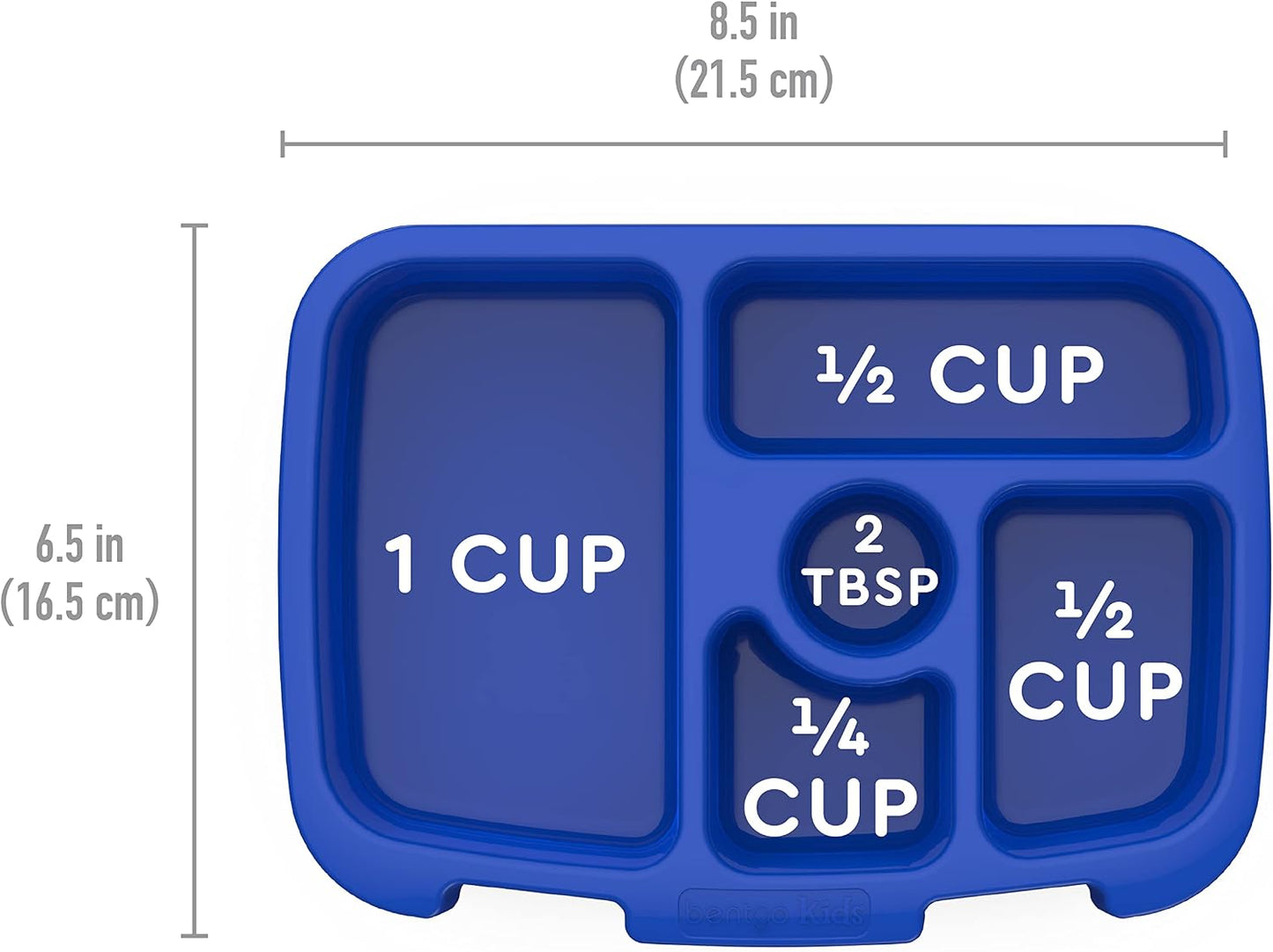 Bentgo® Kids Prints Tray with Transparent Cover - Reusable, BPA-Free, 5-Compartment Meal Prep Container with Built-In Portion Control for Healthy Meals At Home & On the Go (Mermaids in the Sea)