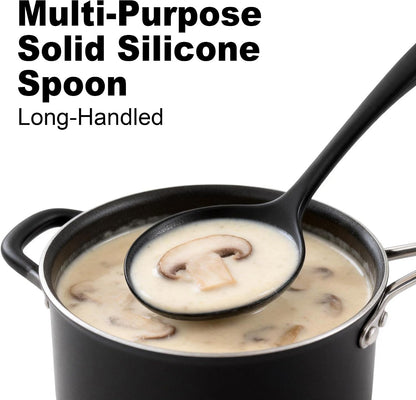 2 Piece Large Silicone Pancake Spatula Turner Set