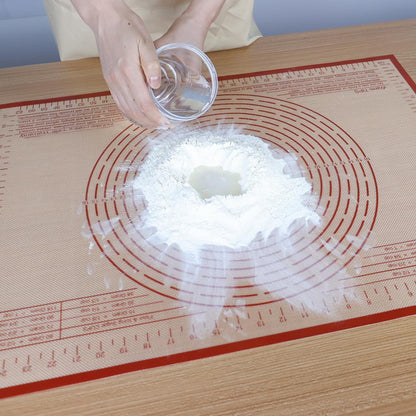 Non-slip Silicone Pastry Mat 36''By 24'' Nonstick Baking Mats Extra Large Counter Mat for Dough Rolling, Pastry, Pie Crust, Fondant, Cookies, Bread, Pasta, Pizza Mat
