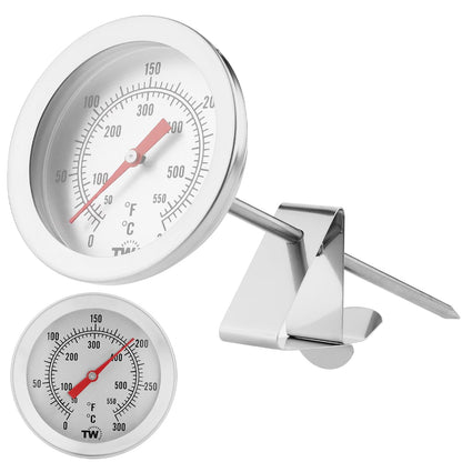 Sugar Thermometer for Making Jam and Candy with Pot Clip